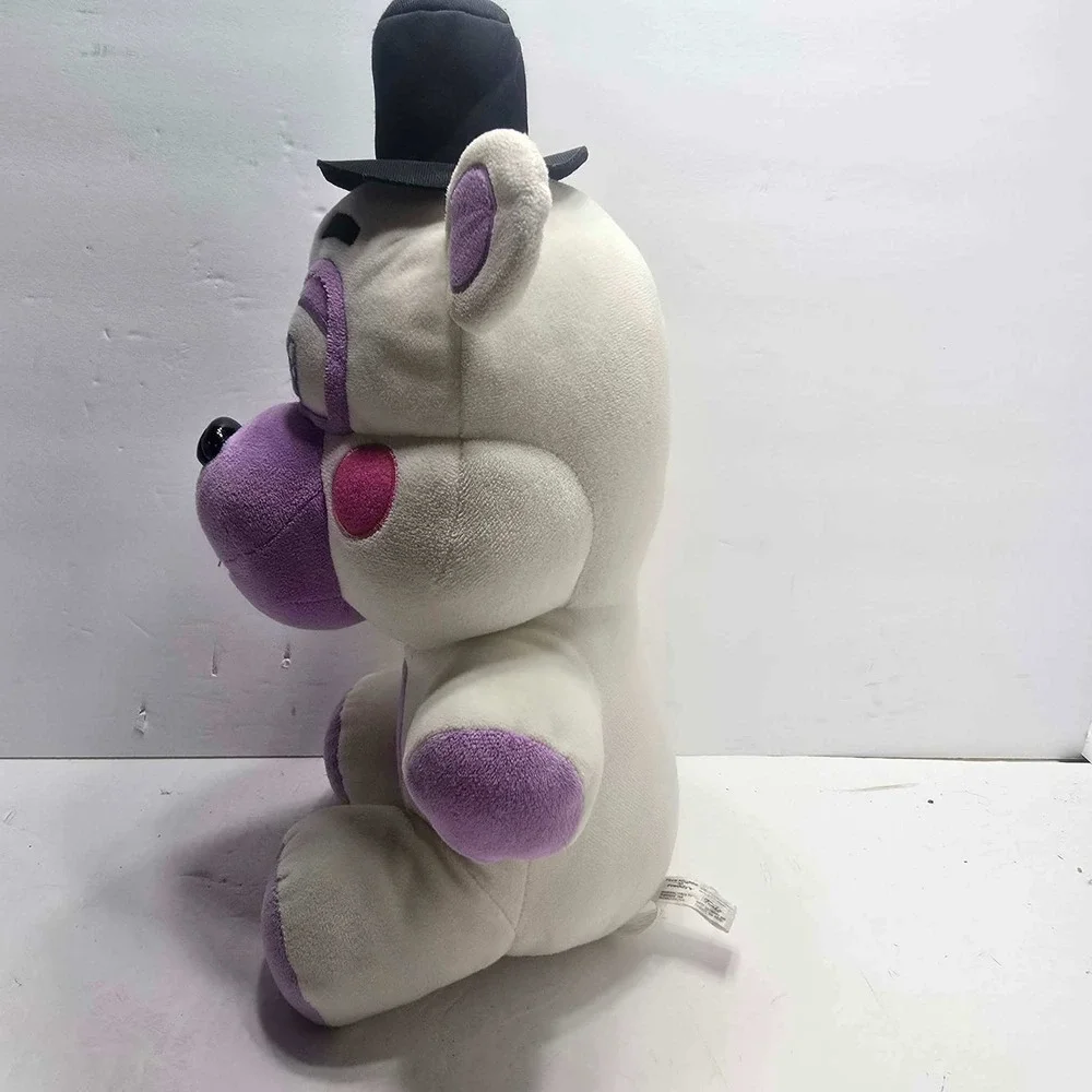 Funko Five Nights at Freddys Helpy Jumbo Plush 14 inch White Purple Bear Top Hat